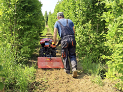 vandbar tvahjulig traktor kama motor
