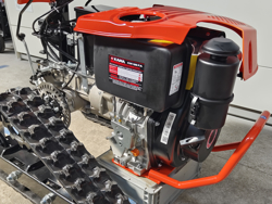 vandbar tvahjulig traktor 420cc kama motor zeus ltr