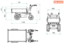 elektrisk skottkarra xe500hel