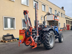 armklippare med skyttelkran til traktor airone