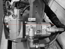 hydraulisk gren och häck klipper til traktor falco