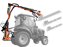 hydraulisk gren och häck klipper til traktor falco h