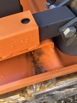 frontalt snöblad med 3 punkts fäste till traktor ln 250 c RENOVERAD 25