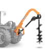 jordborr för traktor med utbytbara borr